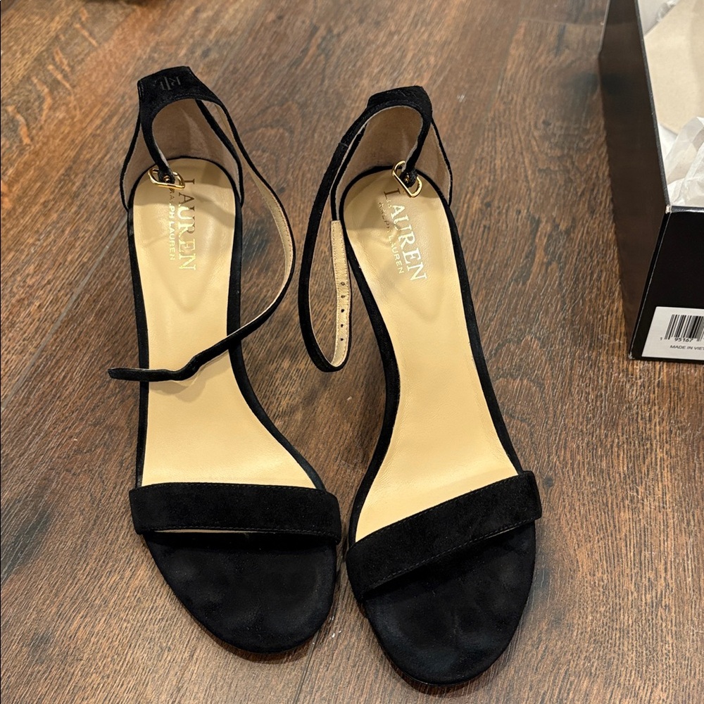 Lauren Ralph Lauren Women's Allie Sandals, Size 8 Black